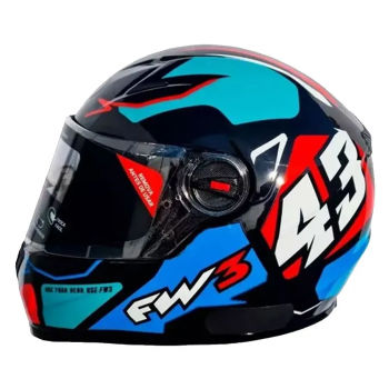 FW3 - CAP GTX 43 AZUL E VERMELHO N58