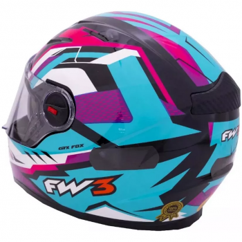 FW3 - CAP GTX FOX AZUL TIFFANY C/OCULOS N58