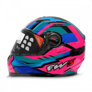 FW3 - CAP GTX FOX ROSA N58 C/OCULOS