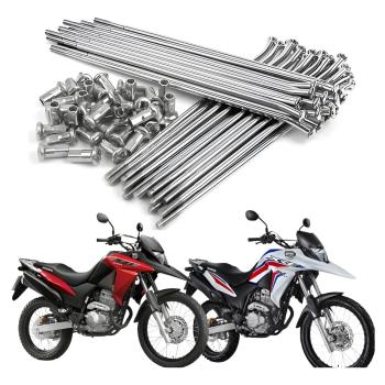 VINI - JOGO RAIO CROMADO 4,00MM DIANTEIRO - XRE 300 (FREIO A DISCO)