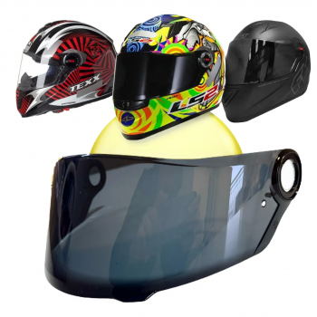 MOTOVISAO - VISEIRA - [ LS2 FF358 / FF396 ] / [ FW3 GT/GTX/GTN] [ HELT STRADA ] - FUME [ 2,00MM ]