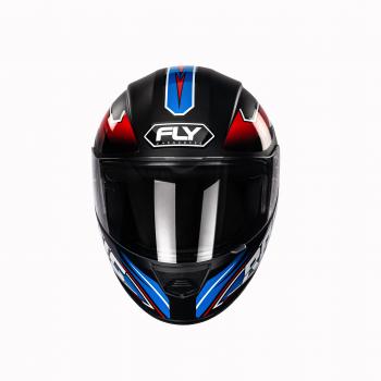 FLY - CAP F-9 RACING PRETO FOSCO/AZUL - N60
