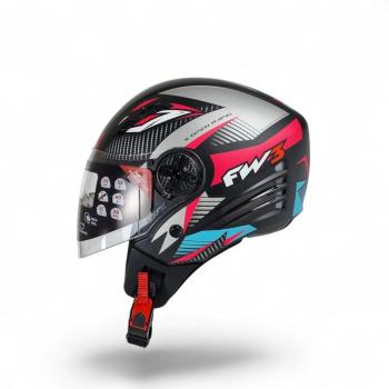 FW3 - X OPEN UP RAPID PRETO C/ROSA/TIFFANY N58 (C/ OCULOS INTERNO)