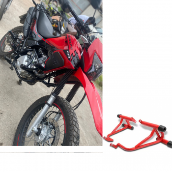 MOTORCYCLE - PROTETOR DE MOTOR - BROS 160 - XRE 190 - SHINERAY SHI 170 / 2024 - ( VERMELHO NOVO)