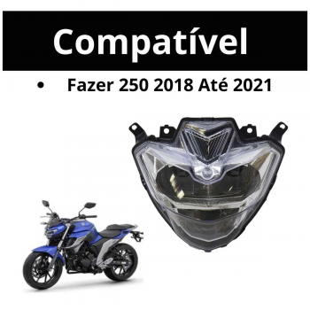 R1 - FAROL LED COMPLETO - FAZER 250 2018/2021