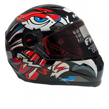 FW3 - CAP GTN EAGLE VERMELHO COM AZUL N56
