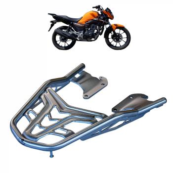 MA ACESSORIOS - BAGAGEIRO VISION - START/FAN/TITAN 160 2025/26 - CURTO  [ REFORÇADO ]  [ CROMADO ]