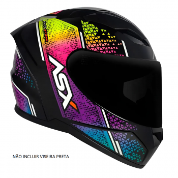 ASX - CAP CITY STORM BRILHO PRETO/COLORS  N60/L