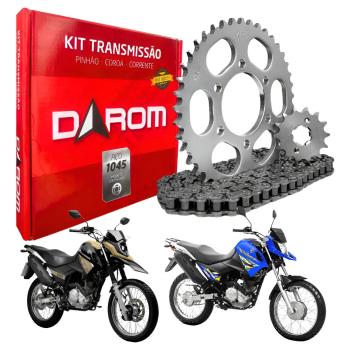 DAROM - KIT TRAÇÃO - XTZ 150 CROSSER (41X14 ) - AÇO 1045 - S/RETENTOR
