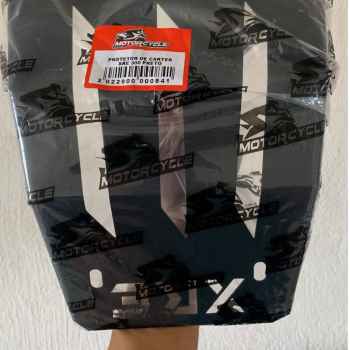 MOTORCYCLE - PROTETOR DE CARTER - XRE 300 [ PRETO ]