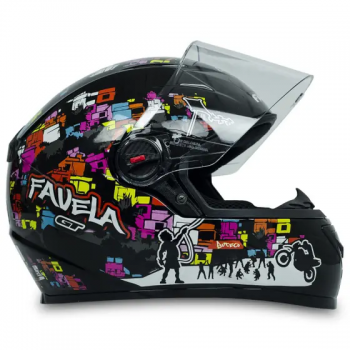 FW3 - CAP GT FAVELA PRETO BRILHANTE N60