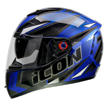 PEELS - CAP ICON FAST AZUL METAL/BRANCO - 58