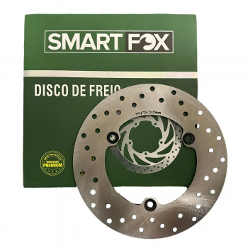 SMARTFOX - DISCO DE FREIO TRASEIRO (3 FUROS) - FAZER 250 2018/23