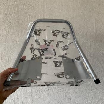 MOTORCYCLE - ALCA QUADRADA CROMADA [BAIXA] - FAN 160 2025 / TITAN 160 2025