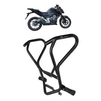 MA ACESORIOS - PROTETOR CARENAGEM C/PEDALEIRA - CB TWISTER 300 2023/25 - PRETO FOSCO