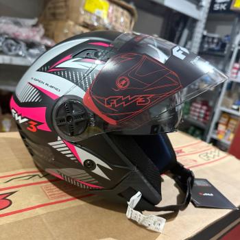 FW3 - CAP X OPEN UP RAPID PRETO C/ROSA N58 (C/ OCULOS INTERNO)