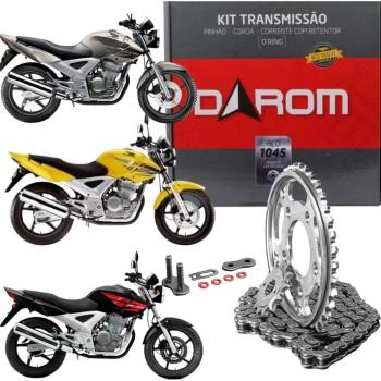 DAROM - KIT TRAÇÃO - CBX 250 TWISTER 2001/08 - 37Z X 13Z (COM RETENTOR)