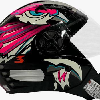 FW3 - CAP X OPEN EAGLE - ROSA COM AZUL - N58