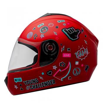 *PROMOÇÃO*   FLY - CAP YOUNG LIVE VERMELHO/COLORIDO - N54