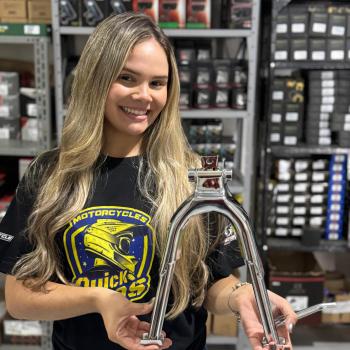 QUALLY - CAVALETE CENTRAL - START/FAN 160 - CROMADO