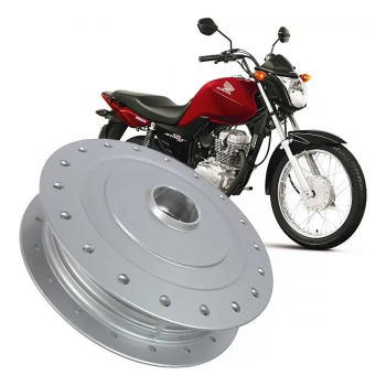 FABRECK - CUBO RODA DIANTEIRO S/ ROLAMENTO - FAN 125 2009/18 - START/FAN/CARGO/TITAN 150/160 (2004/24) - FREIO TAMBOR