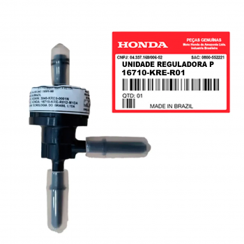 HONDA - REGULADOR DE PRESSAO DA BOMBA DE COMBUSTIVEL - TITAN 150 2009/15 - FAN 150 2010/15 - CARGO/START 2014/15 - BROS 150/160 2010/24 - BIZ 125 2011/15 - FALCON 400 2013/15 - FACTOR 125 2017/24 - FACTOR 150 2016/24 - FAZER 150 2014/24