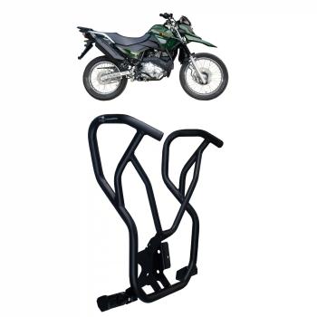 MA ACESSORIOS - PROTRETOR CARENAGEM C/PEDALEIRA - XTZ CROSSER 2025/26 - PRETO FOSCO