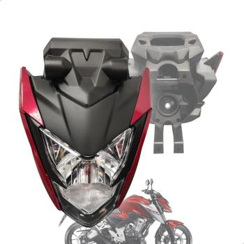 SPORTIVE - KIT FRENTE COMPLETA LED H4 [MOD. CB TWISTER 300] ADAPTADO - FAN 125 2014/18 - START/FAN/TITAN 150/160 (2014/2024) - VERMELHO PEROLA