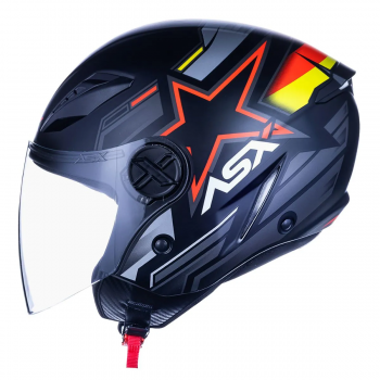ASX -  CAP CITY AIR PILOT FOSCO PRETO/VERMELHO/AMARELO [ 58/M ]