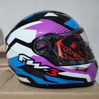 FW3 - CAP GTN SUPER LILAS C/AZUL E BRANCO 58