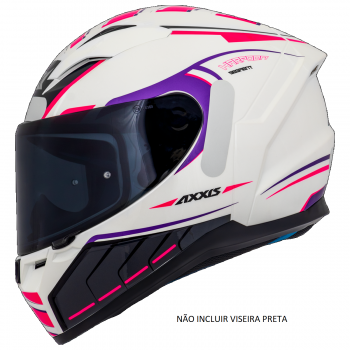 AXXIS - CAPACETE - SEGMENT – HARPOON A8 WHITE PINK GLOSS N56