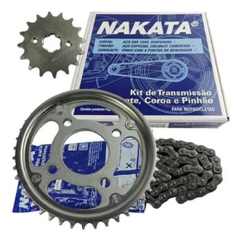 NAKATA - KIT TRAÇÃO - CG/START/FAN/CARGO/TITAN 150 (2004-15) C/RETENTOR