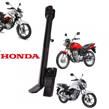 MOTORCYCLE - DESCANSO LATERAL - START/FAN/CARGO/TITAN 150/160 - COM BORRACHA