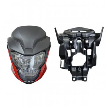 PLASMOTO - KIT FRENTE - FAN/TITAN 160 2025/.. (CCONECTOR H4) - VERMELHO MARRAKESH PEROLA (CG 150/160.. 2024)