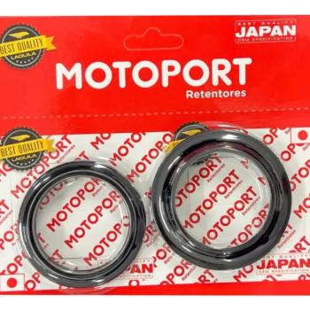 MOTOPORT - GUARDA PO + RETENTOR DA BENGALA - FAZER 150 - YBR FACTOR 150 - YBR 125 2000/08 - FACTOR 125 2009/16 - FACTOR 125 2017/24 - NMAX 160 2017/..- SUZUKI YES 125 - KATANA 125 - BURGAMAN - LADO