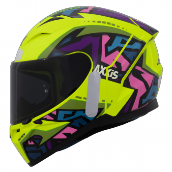 AXXIS - CAPACETE - SEGMENT – JOLLY C3 YELLOW FLUOR GLOSS N56