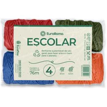 BARBANTE COLORIDO 50G 76 METROS EUROFARMA