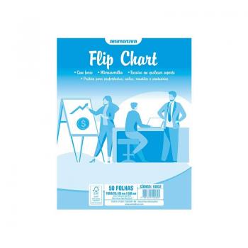 SULFITAO -  FLIP CHART BRANCO 63X80 FOLHAS AVULSA