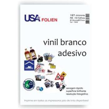 PAPEL FOTOGRAFICO A4 130G ADESIVO VINIL BRANCO - UN