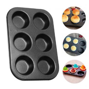ASSADEIRA PARA CUPCAKE 6 CAVIDADES 26X18X5CM