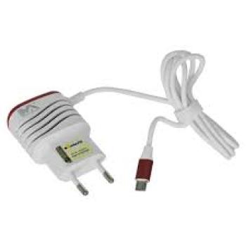 CARREGADOR CELULAR DE PAREDE 2 EM 1 V8 MAXMIDIA