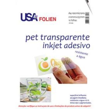 PAPEL FOTOGRAFICO A4 130G ADESIVO VINIL SEMI-TRANSP - UN