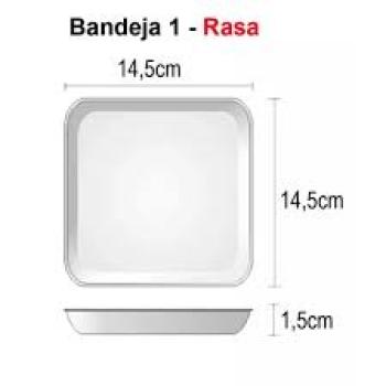 BANDEJA ISOPOR BCA 1 RASA  154X154X18 UND