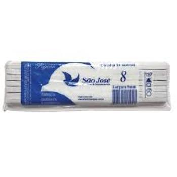 ELASTICO PECA N08 SAO JOSE BRANCO - 5MM