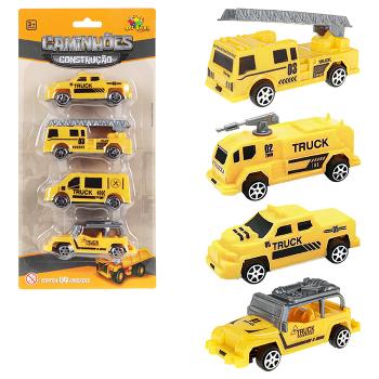 CAMINHAO CONTRUCAO RODA LIVRE 4PCS