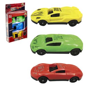 CARRINHO SPORT CAR RACING RODA LIVRE 3PCS