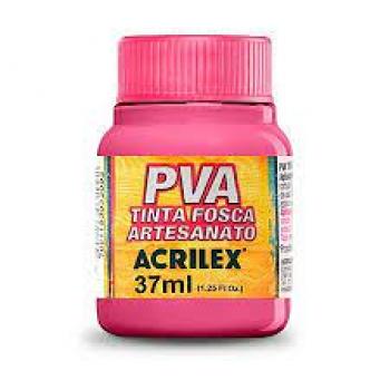 TINTA PVA FOSCA ARTESANATO 37ML ROSA ESCURO