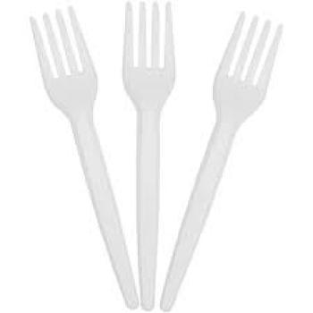 GARFO SOBREMESA C/50 CRISTAL BRANCO