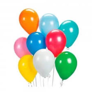 BALAO 8,0  HAPPY DAY C/30 UNID - CORES DIVERSAS