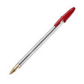 CANETA BIC VERMELHA CRISTAL